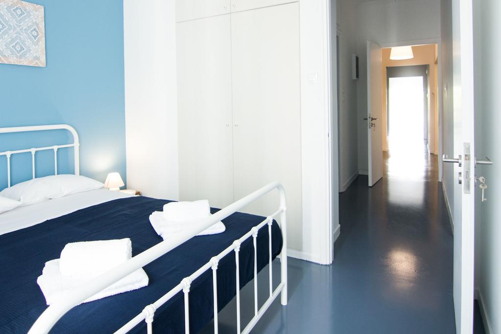 Athenian Blue - Family Apt 5' Minutes From Acropolis Museum Ngoại thất bức ảnh