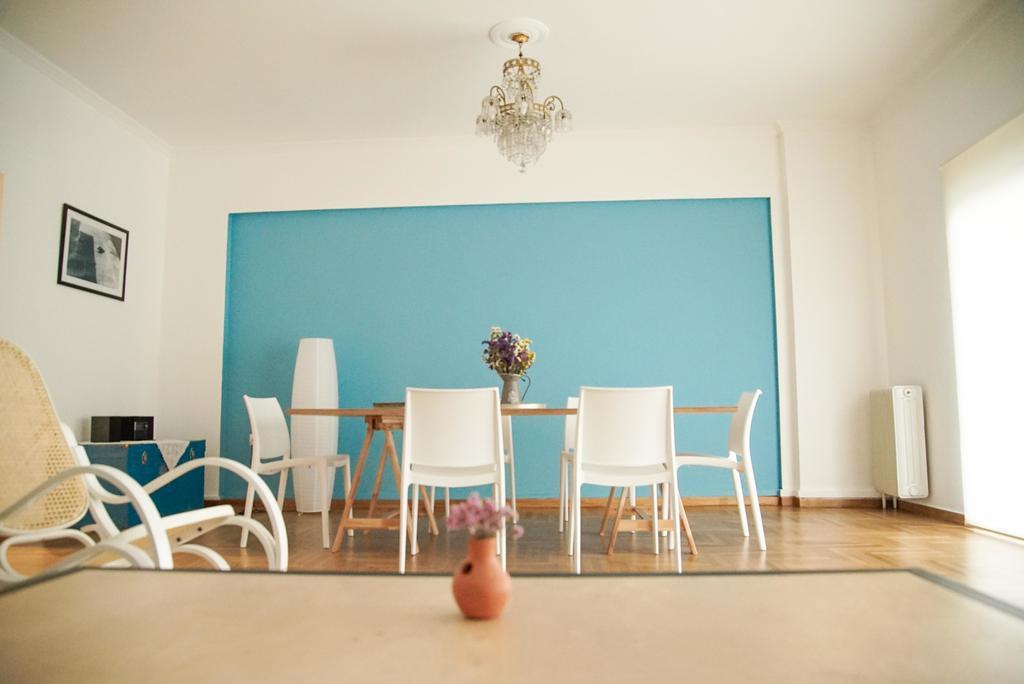 Athenian Blue - Family Apt 5' Minutes From Acropolis Museum Ngoại thất bức ảnh